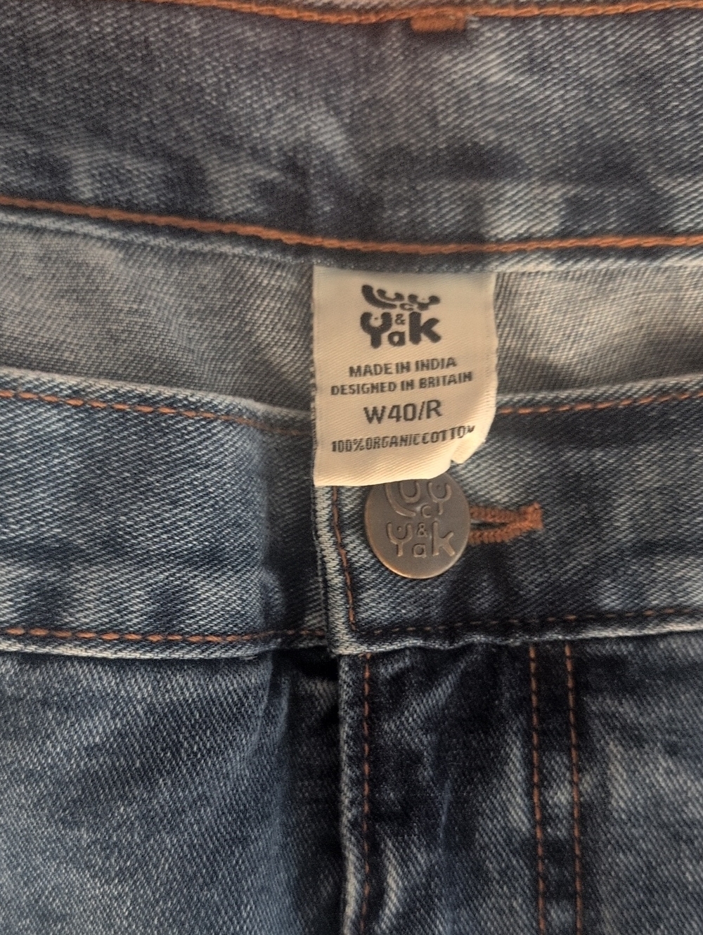 Lucy & Yak Light Blue Denim Wide Leg Jeans